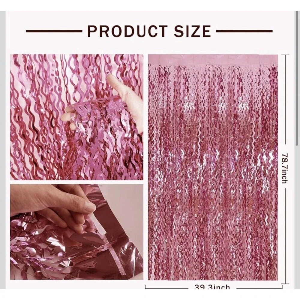 Unbranded pink streamers